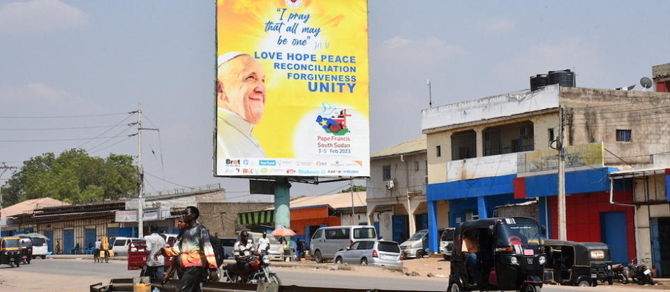 Cela faisait trente-huit ans que Kinshasa n’avait pas reçu un souverain pontife.  - Credit:STRINGER / Anadolu Agency via AFP