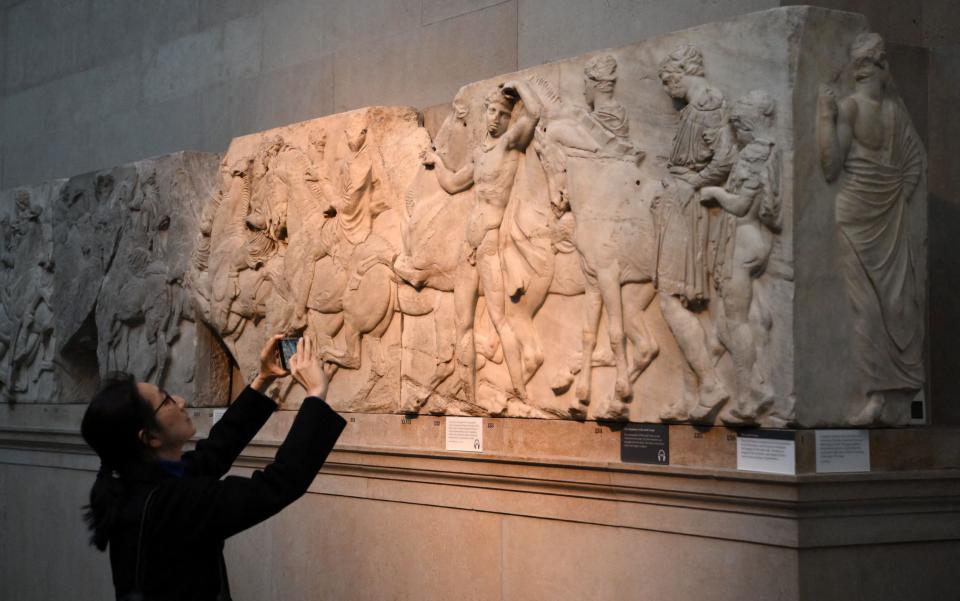 The Elgin Marbles at the British Museum in London