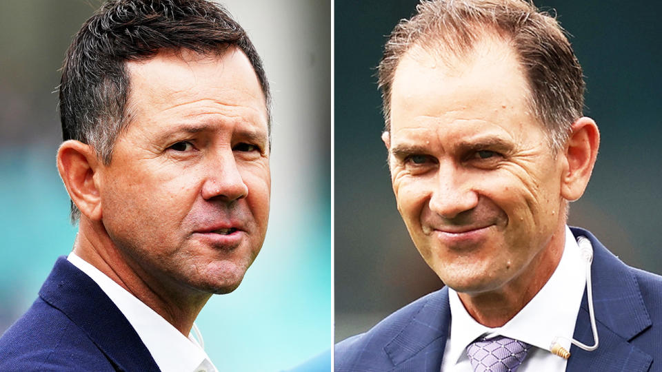 Ricky Ponting and Justin Langer.