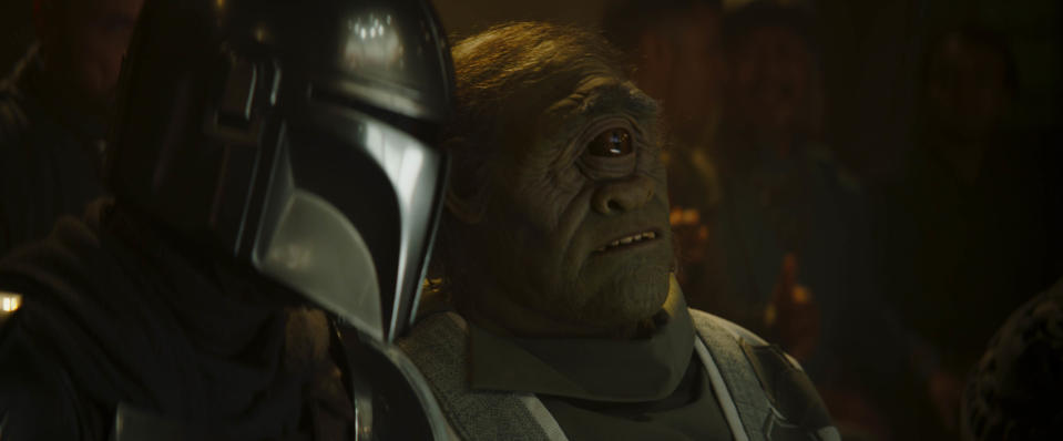 An alien in THE MANDALORIAN, season two. Â© 2020 Lucasfilm Ltd. & TM. All Rights Reserved.