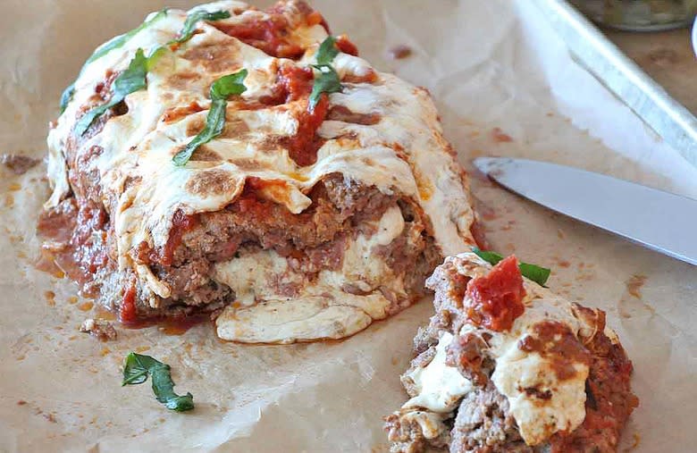 Cheesy Meatloaf Parmesan 