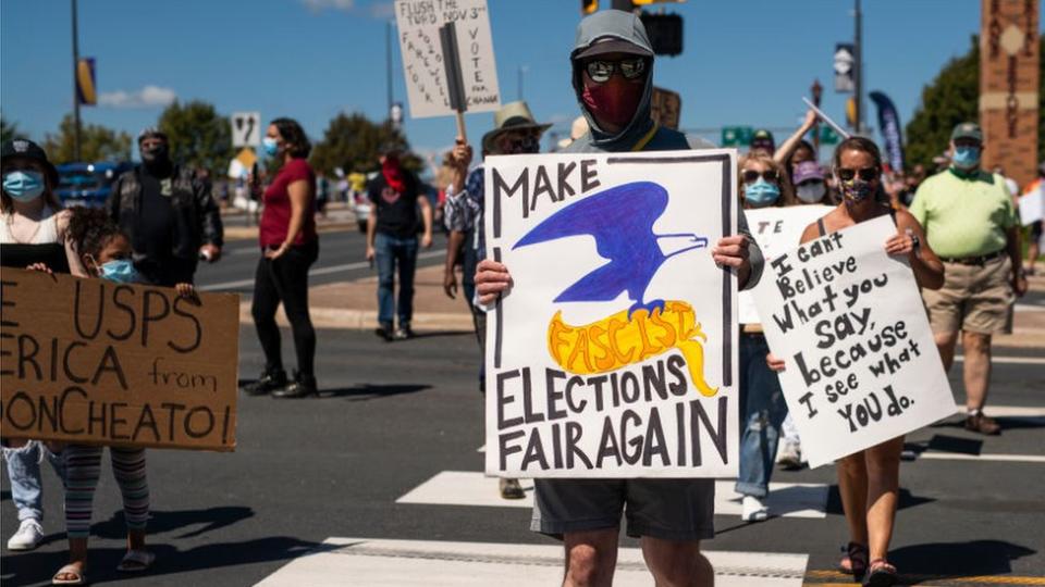 Manifestación contra Trump en Minnesota