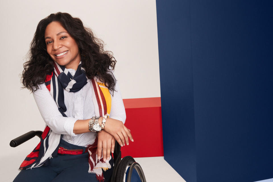 A look from Tommy HIlfiger's adaptive collection. (Photo: Tommy Hilfiger)
