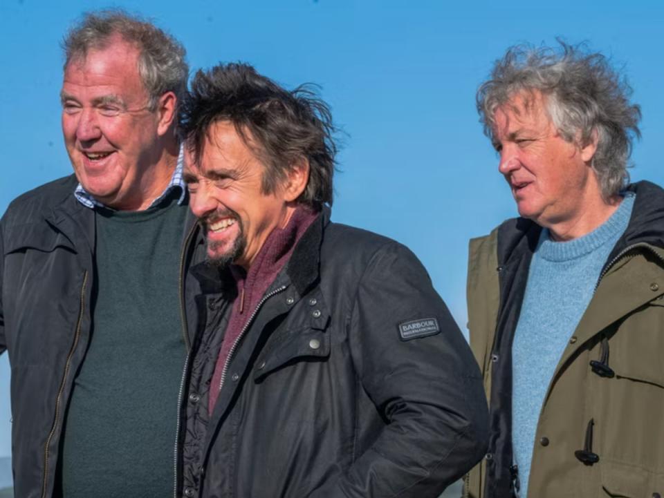 Jeremy Clarkson, Richard Hammond and James May on ‘The Grand Tour’ (Prime Video)