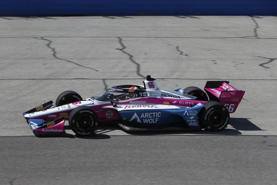 west allis, wi open test for the ntt indycar series at the milwuakee mile at the wisconsin state fair park photo by chris jones ims photo