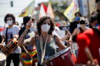 Protest against Brazil's President Jair Bolsonaro's administration, in Cuiaba