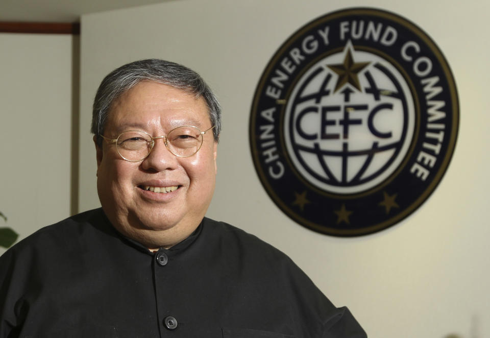 In this July 2015 photo, Patrick Ho, former Hong Kong home secretary, now deputy chairman of an nongovernmental organization funded by CEFC China Energy. (Photo:AP)