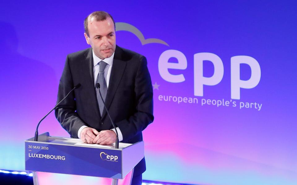 Manfred Weber, Chairman of the EPP Group in the European Parliament - Credit: EPA/CUGNOT MATHIEU