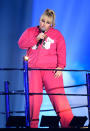 Bringing a little touch of Australia to Hollywood, Rebel Wilson's Koala tracksuit.