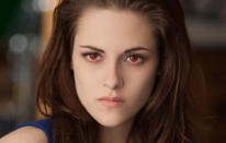 <b>The Twilight Saga: Breaking Dawn – Part 2 (2012) - Kristen Stewart </b><br><br> Notice anything different about Bella here? She’s a vampire of course, and so has red eyes for the first time. Stewart said being in “full blown vampire land” felt “funny in great way”.