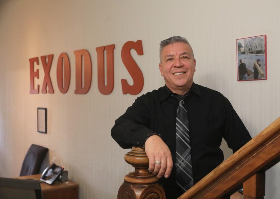 Carlos Valencia the Dutchess County reentry coordinator for the Poughkeepsie office of Exodus Transitional Community on December 11, 2023.