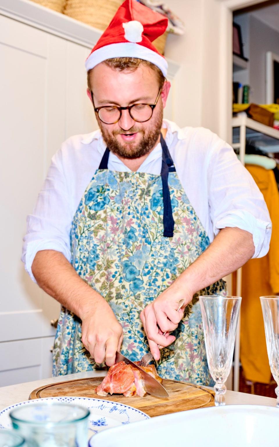 Ed Cumming came up with a canape shortcut while preparing Christmas dinner with frozen food