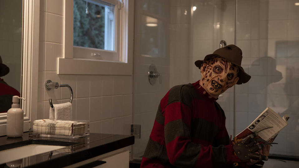 Krueger in one of the bathrooms. - Credit: Anthony Barcelo