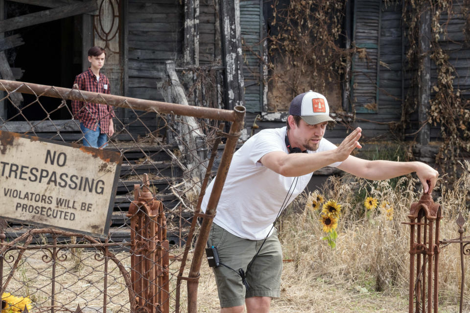 Andy Muschietti, on set the of <em>It</em> (Photo: Brooke Palmer/© Warner Bros./Courtesy Everett Collection)