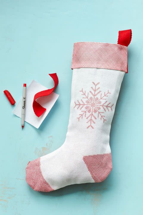 No-Sew Christmas Stocking