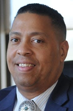 Former Mashpee Wampanoag Tribal Council Chairman Cedric Cromwell was convicted Thursday in U.S. District Court in Boston on two counts of accepting bribes as an agent of an Indian tribal government official, among other charges. Merrily Cassidy/Cape Cod Times