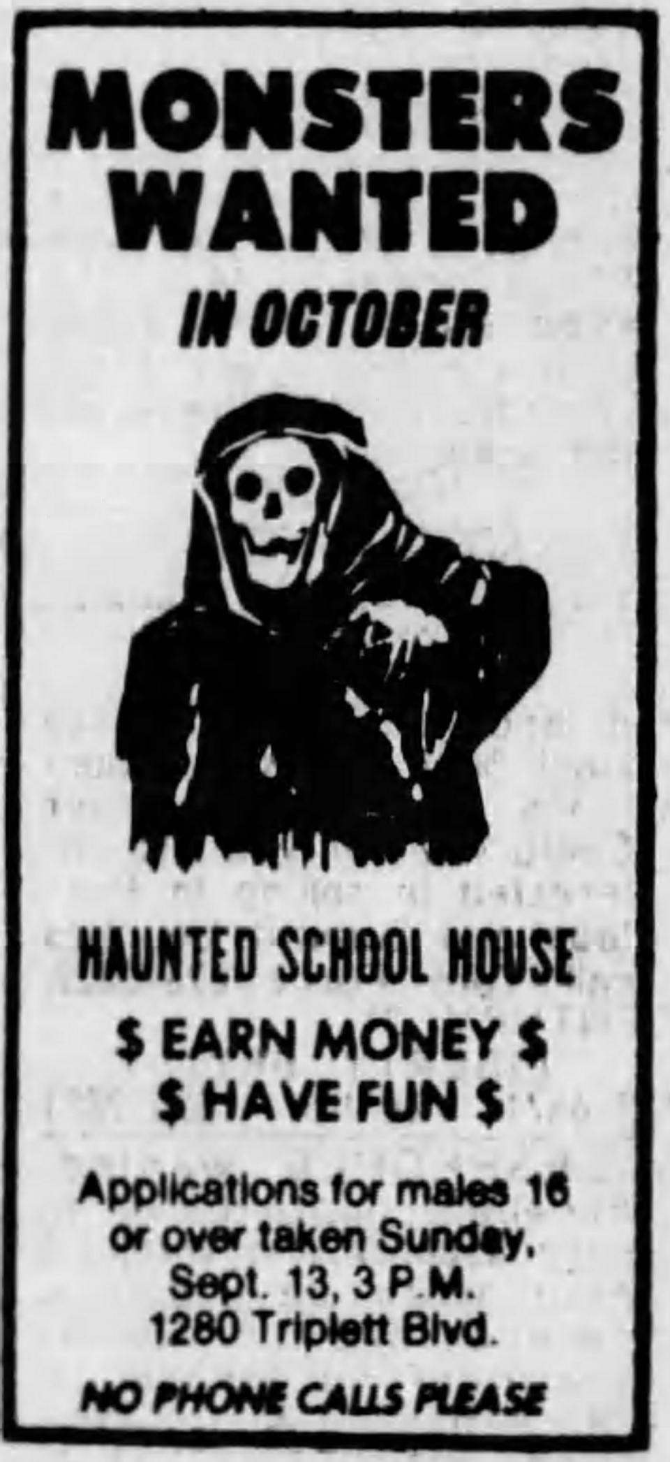 This Beacon Journal classified ad was a dream come true in 1981.