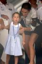 <p>Princess Charlotte, on the other hand, stuck out her tongue at the crowd!</p>