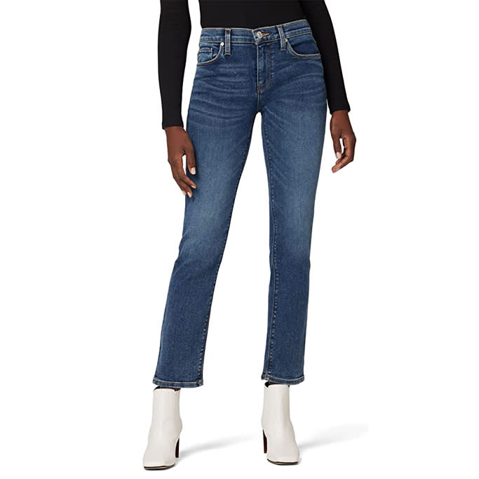 HUDSON Women's Nico Mid Rise, Straight Leg Jean