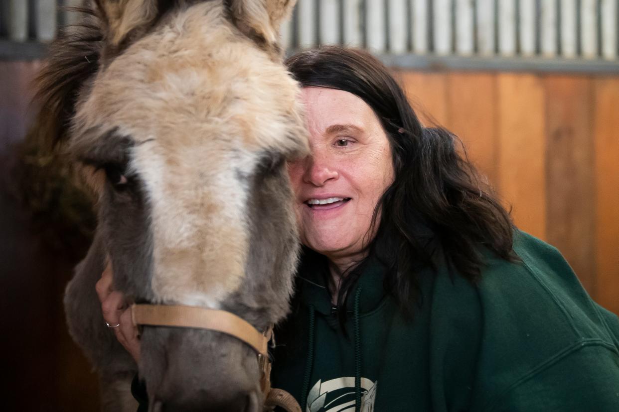 Kelly Smith has served as the director of the non-profit Omega Horse Rescue in southeastern York County since 1997. As part of their mission, Smith and her team focus on educating horse owners on equine care, while also finding forever homes for the more than 100 surrendered and rescued horses that pass through their barn doors each year. 