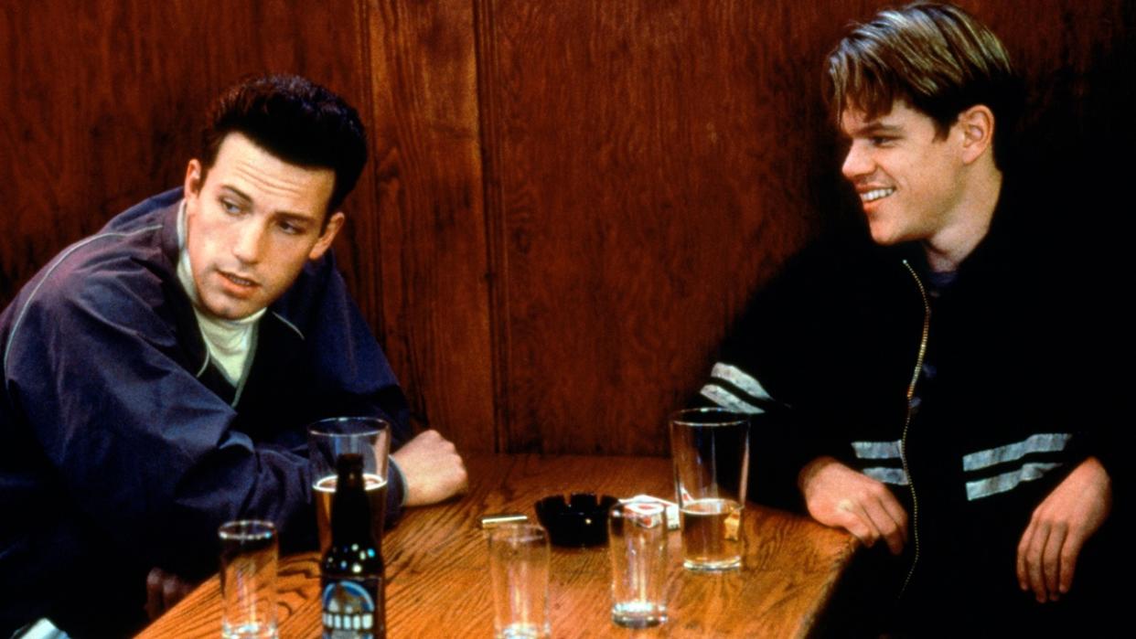  Ben Affleck and Matt Damon in Good Will Hunting. 