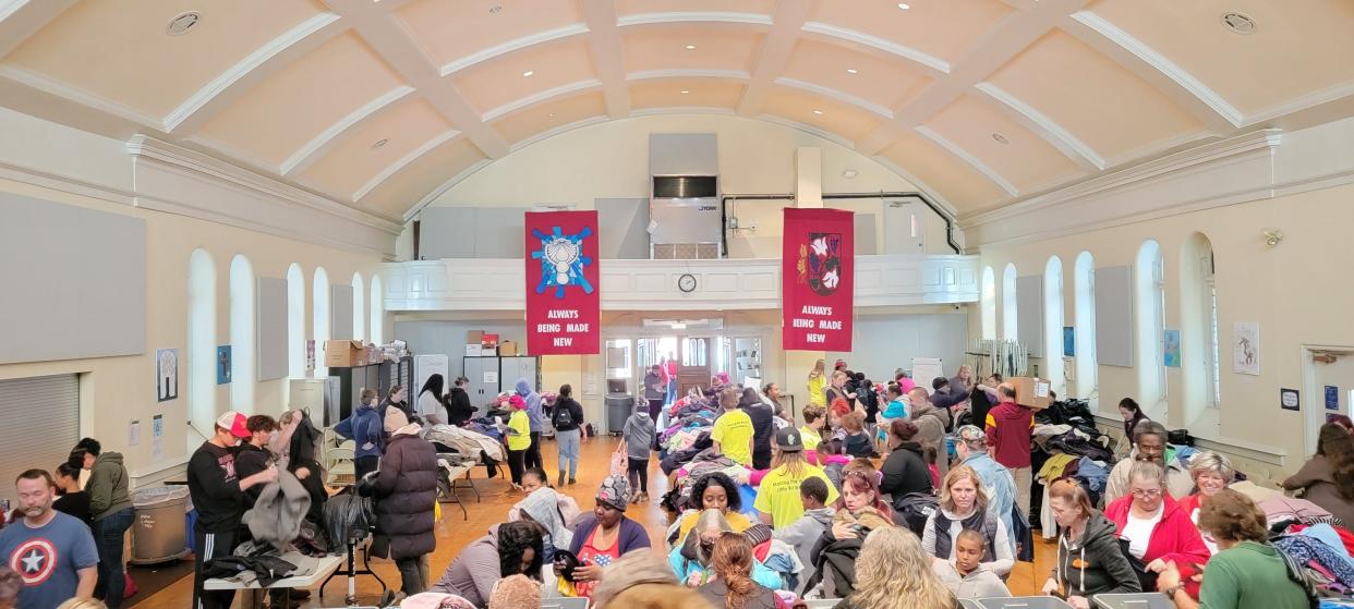 Coats of Friendship handed out 2,300 coats at their annual distribution day at Union Lutheran Church in York on Saturday, Nov. 11, 2023.