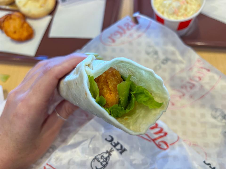Chicken Twister at KFC Japan