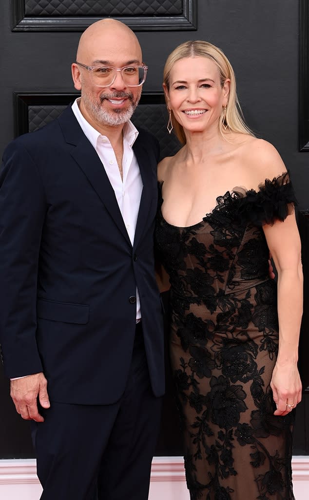 Jo Koy, Chelsea Handler, 2022 Grammys, 2022 Grammy Awards, Red Carpet Fashion, Couples