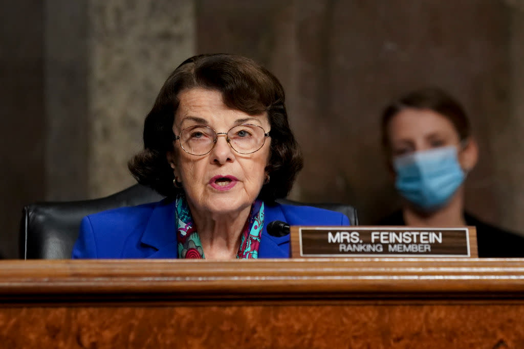  California Sen. Dianne Feinstein (D). 