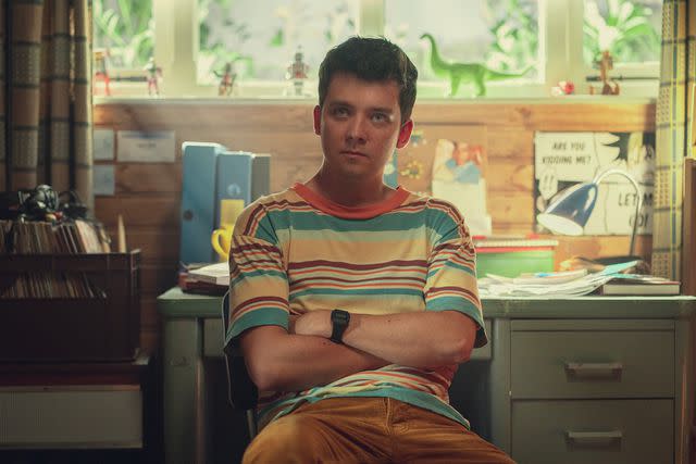 <p>Samuel Taylor/Netflix</p> Asa Butterfield on 'Sex Education'