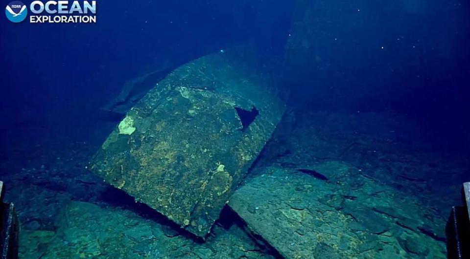 NOAA Ocean Exploration discovered a shipwreck off the coast of South Carolina this week. It could be the USS Bloody Marsh, which was sunk by a German U-boat in World War II.