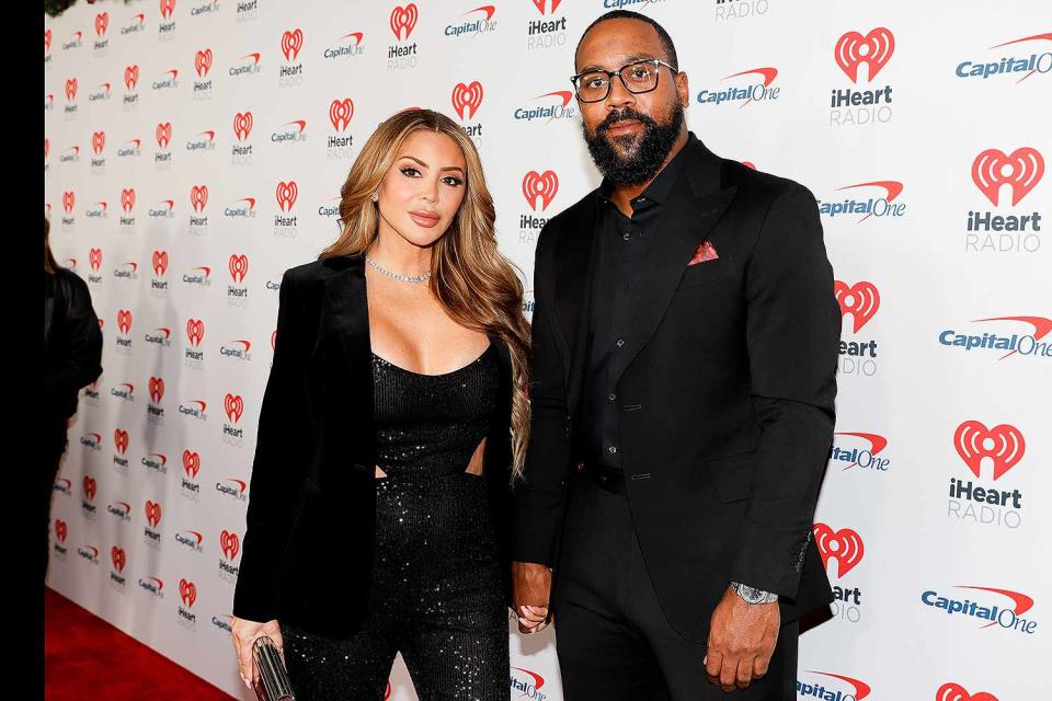 <p>River Callaway/Variety via Getty</p> Larsa Pippen and Marcus Jordan at the iHeartRadio Jingle Ball in 2023.