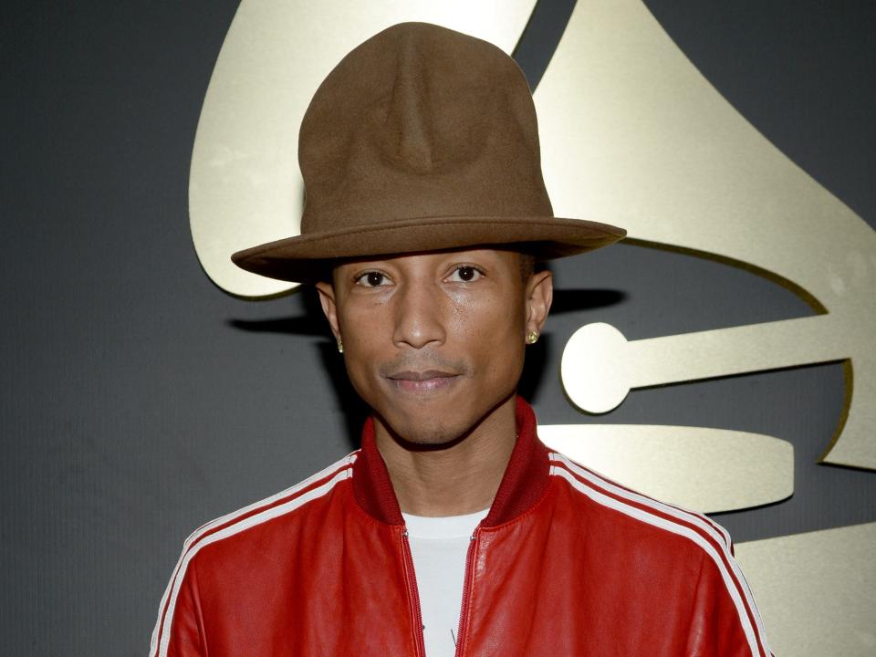 Recording artist Pharrell Williams attends the 56th GRAMMY Awards at Staples Center on January 26, 2014
