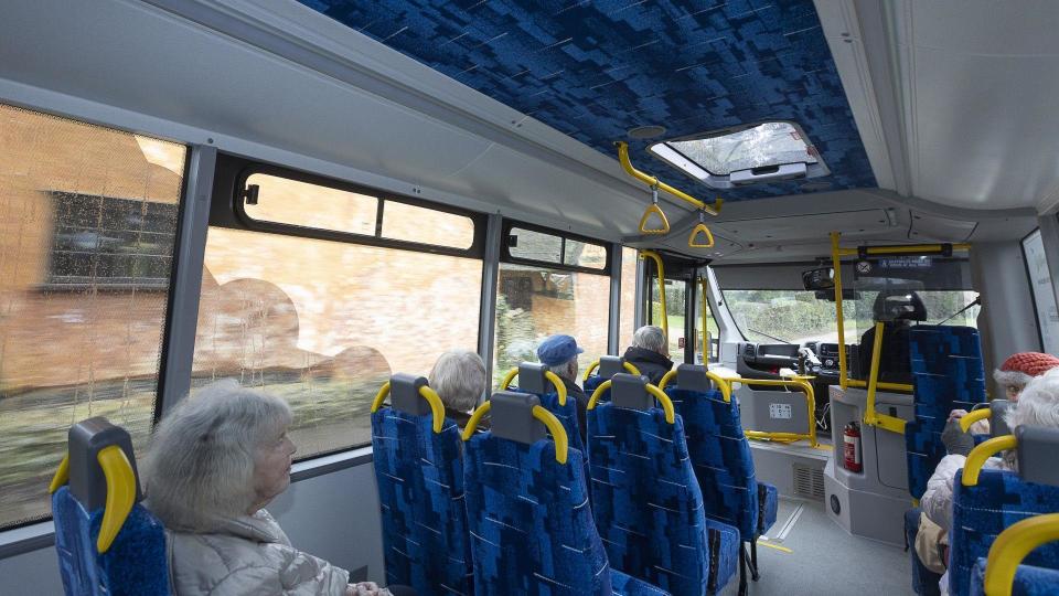 Passengers in the Villager Bus