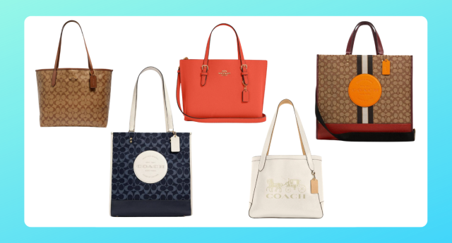 Coach Outlet just dropped new tote bags, and they're on sale up to 70% off  already