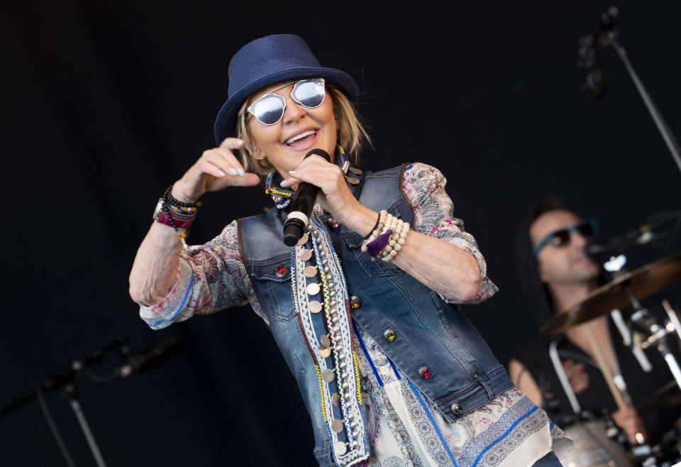 Lulu performs at the Wickerman festival at Dundrennan on July 24, 2015 in Dumfries, Scotland.  (Photo by Ross Gilmore/Redferns)