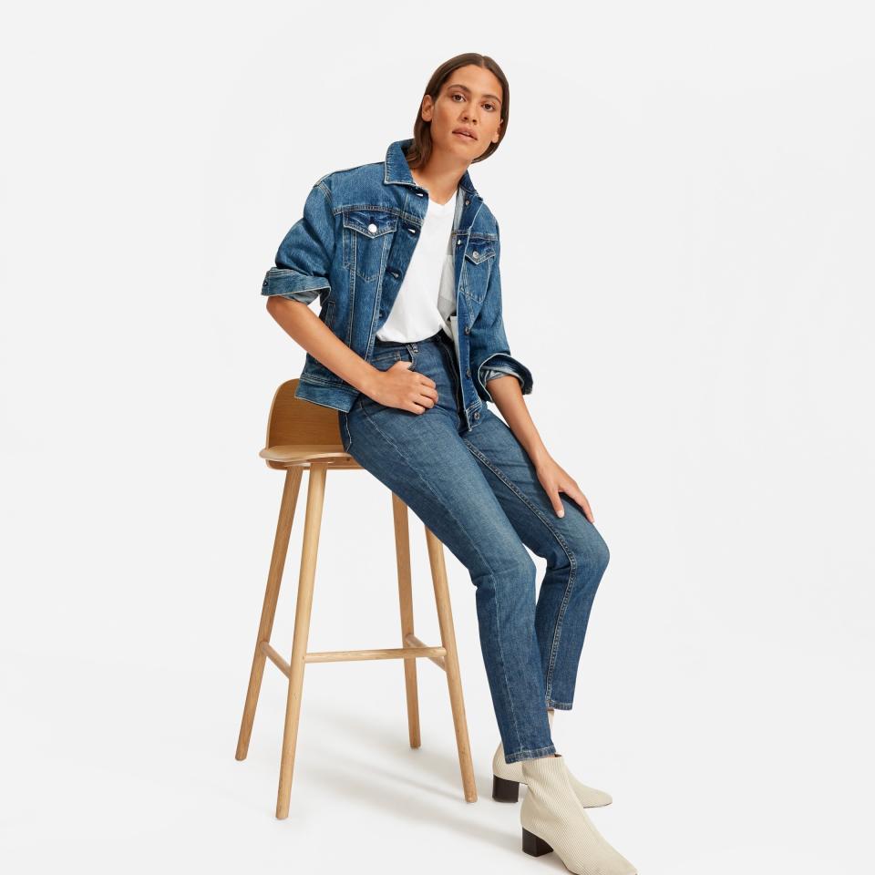 Jeans come in all different styles, shapes and lengths, so it's not easy to pick out the perfect pair. Luckily, one of editors did the <a href="https://www.huffpost.com/entry/best-womens-jeans-in-every-style-and-fit_l_5e29bd1cc5b67d8874adfa36" target="_blank" rel="noopener noreferrer">hard work</a> for you already. <a href="https://fave.co/2ROt0eW" target="_blank" rel="noopener noreferrer">Find this pair for $78 at Everlane</a>.