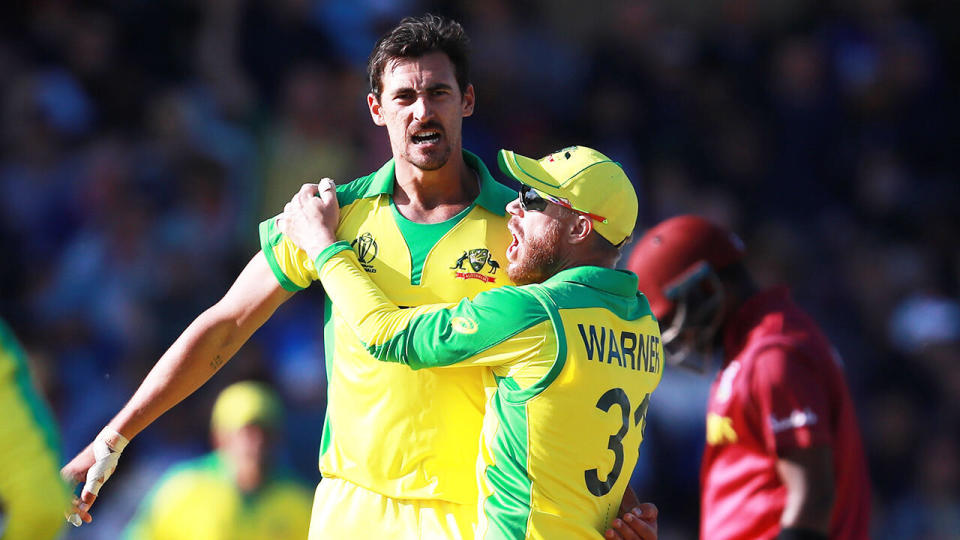 Mitchell Starc was the pick of Australia's bowlers. 