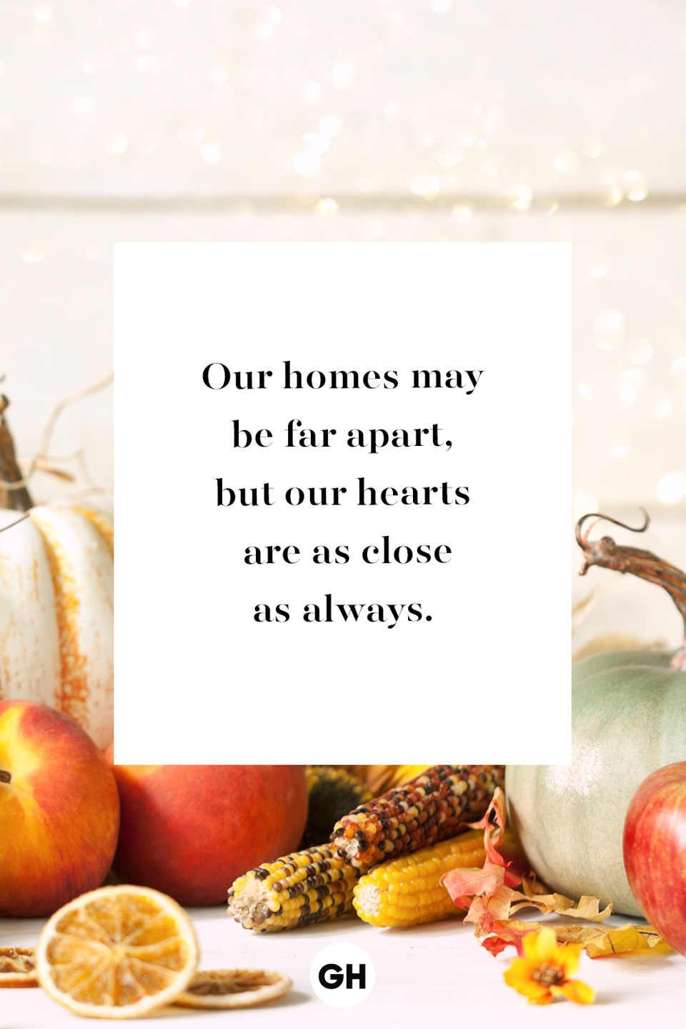 thanksgiving wish and message for time spent apart