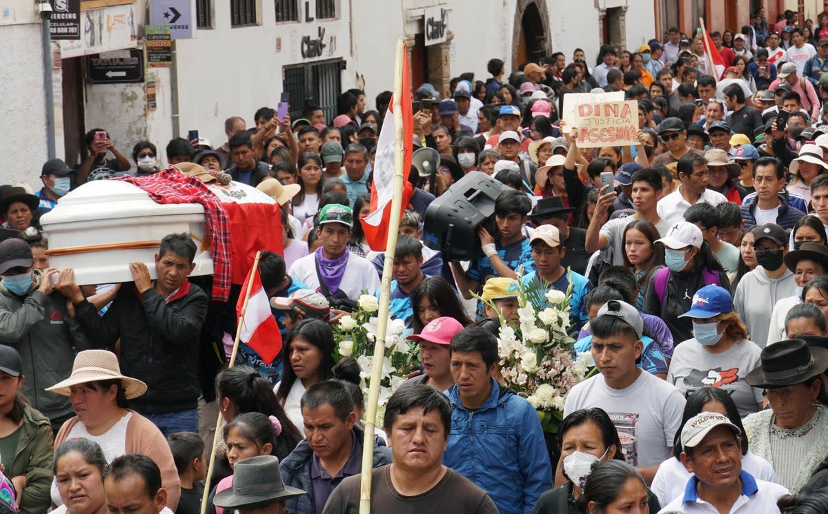 PERÚ-FUNERAL (AP)