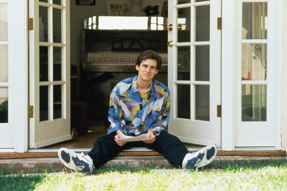 Jim Carrey at his Los Angeles home circa 1991. Sygma via Getty Images