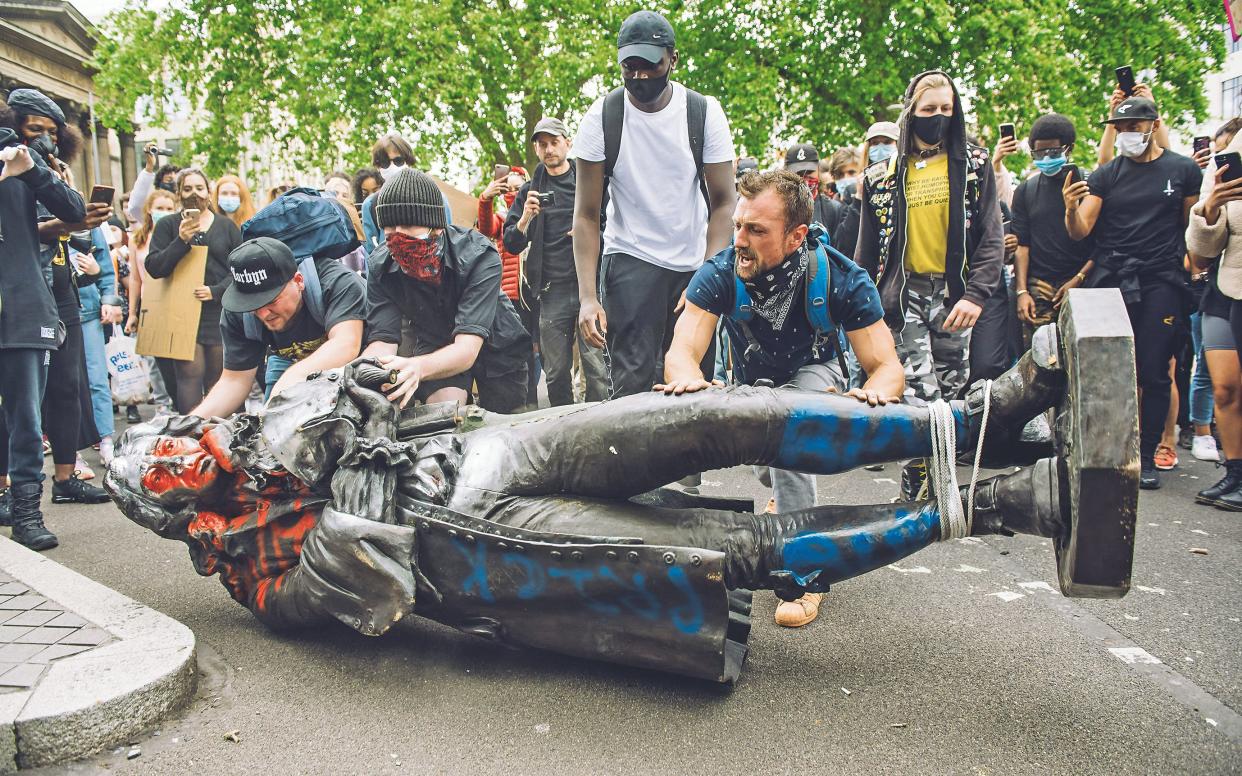 Trevor Phillips said every statue will be given greater protection from “baying mobs”, - Giulia Spadafora/NurPhoto