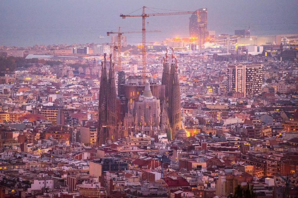 ‘La Sagrada Familia’, Antoni Gaudi’s masterpiece in Barcelona.