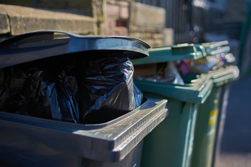 A woman couldn't believe her luck after putting her bin out