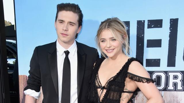 Brooklyn Beckham Chloe Grace Moretz Kissing Instagram