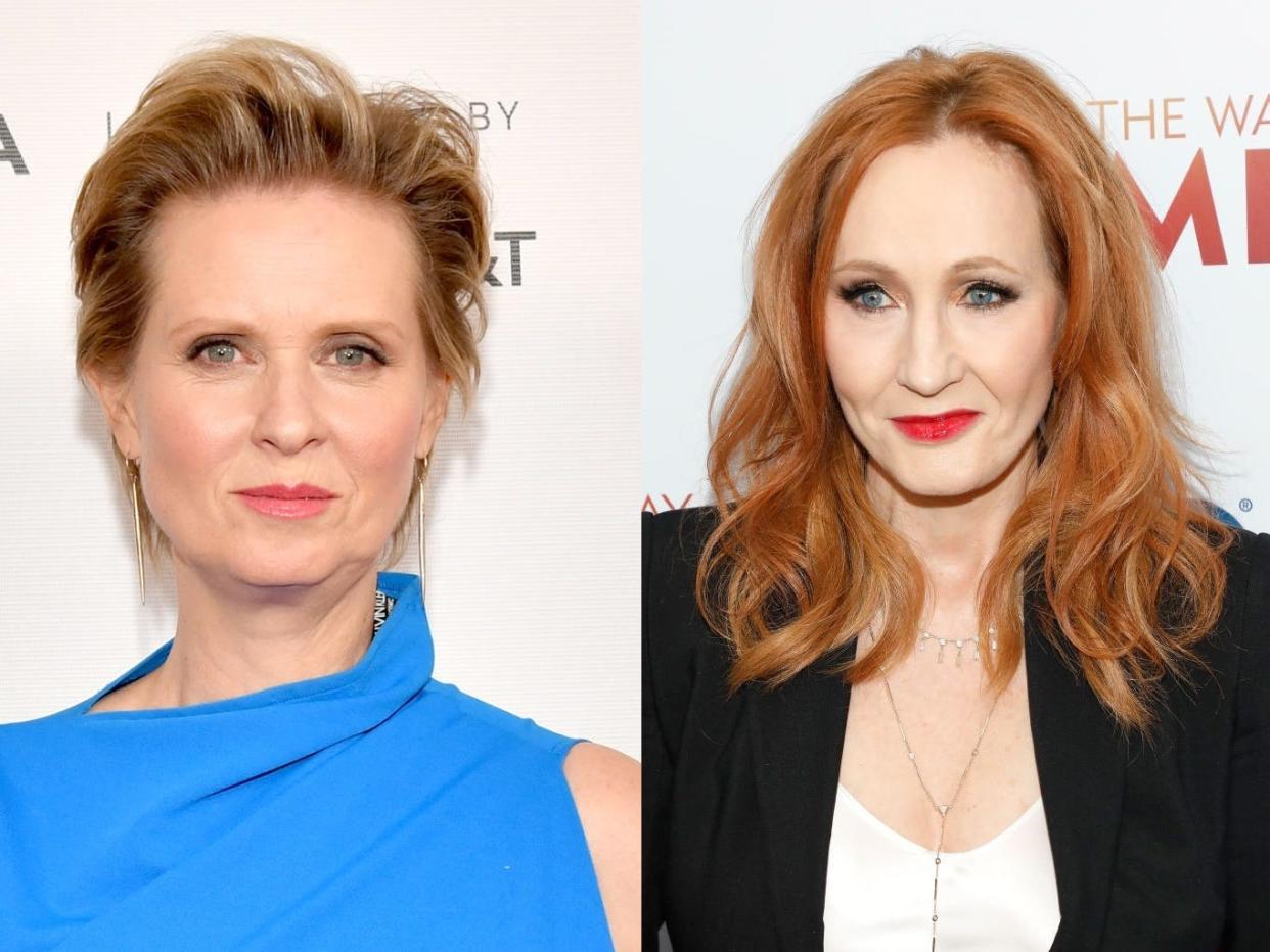 Cynthia Nixon and JK Rowling