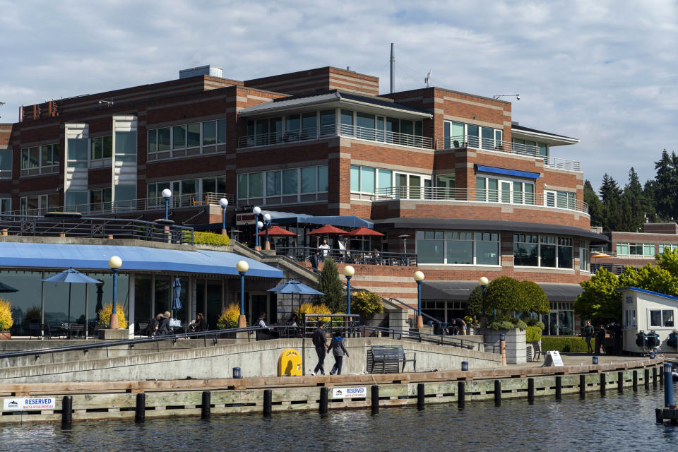 Image: The building housing the offices of Cascade Investment in Kirkland, Wash., on May 22, 2021. (Ruth Fremson/The New York Times) (Ruth Fremson / The New York Times via Redux Pictures)