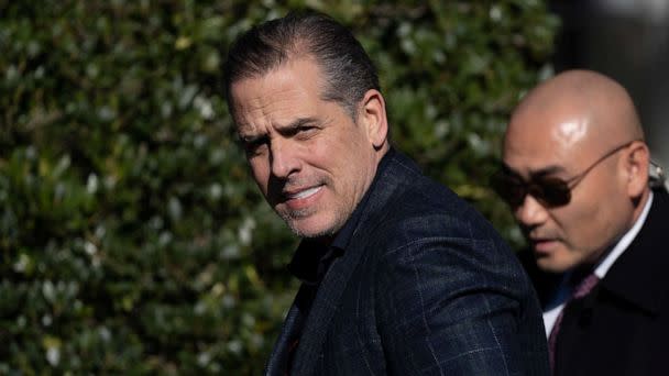 PHOTO: In this Nov. 21, 2022, file photo, Hunter Biden walks along the South Lawn at the White House in Washington, D.C. (Carolyn Kaster/AP, FILE)