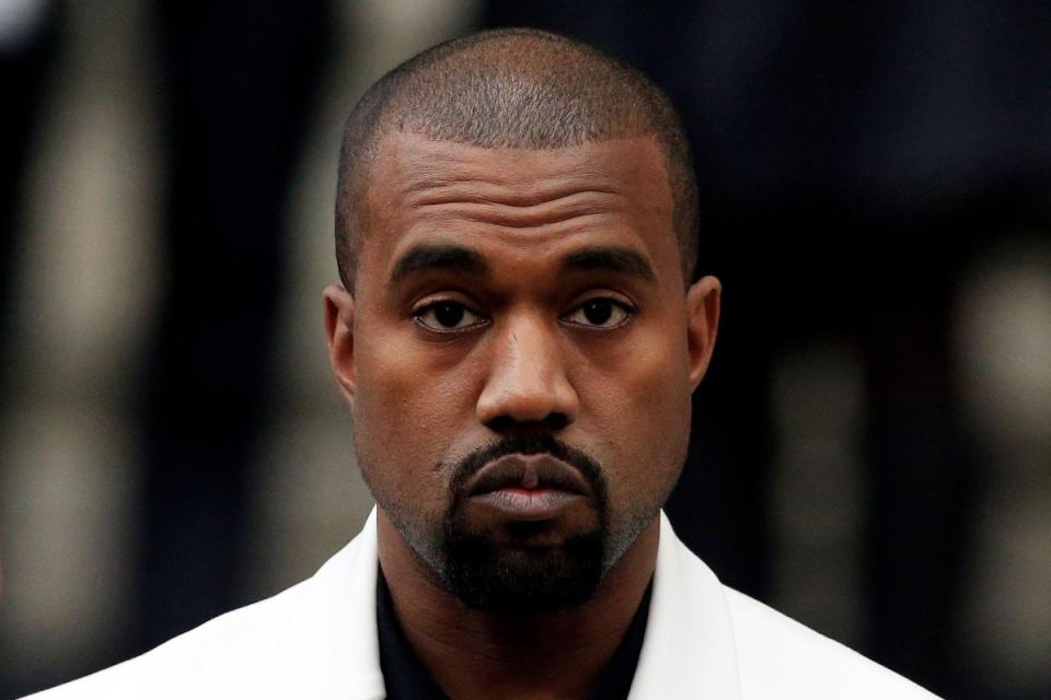 Kanye West had a trainer brand deal with Adidas (Jonathan Brady/PA) (PA Archive)