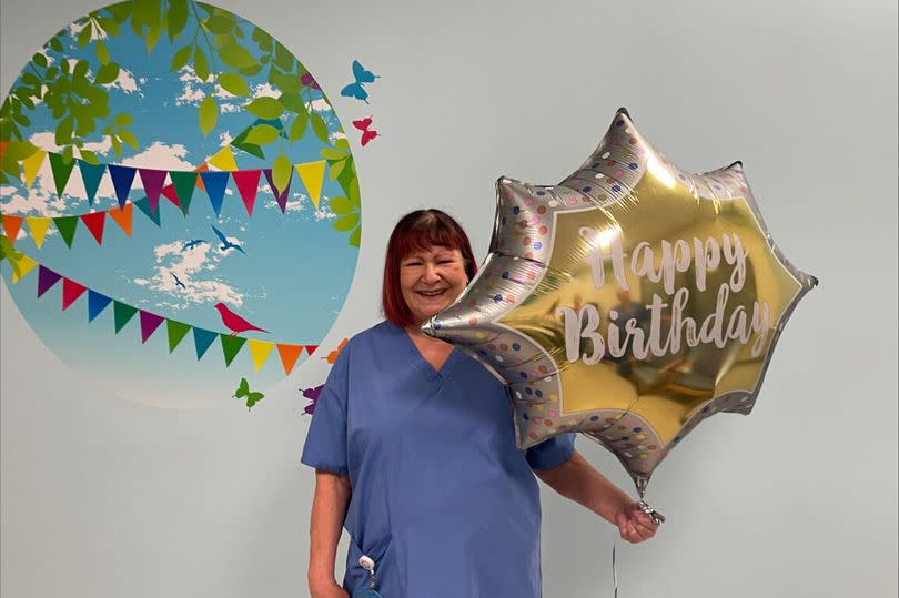 Valerie Welch celebrates her 70th birthday and 50 years as a working nurse